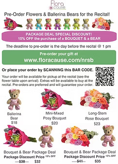 Flower Flyer Pre-Order - North Reading School of Ballet